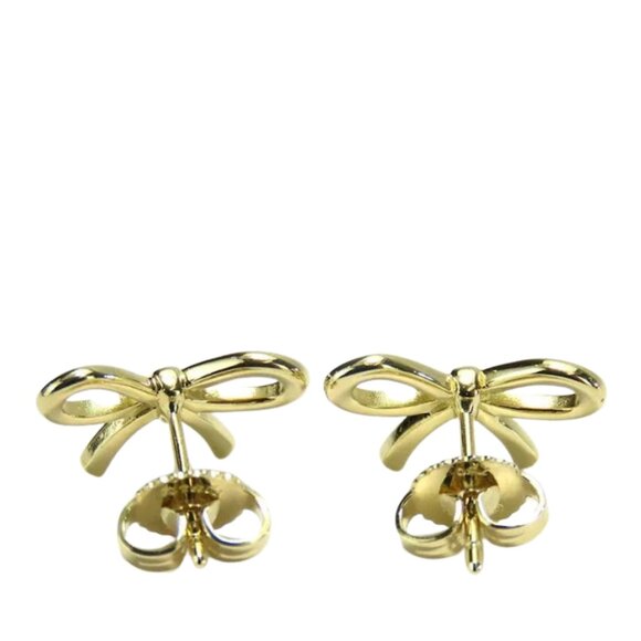 Tiffany & Co. 18K Bow Earrings - Picture 2 of 3